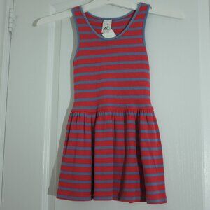 Moniteur girls tennis dress knit striped 4T Made in France